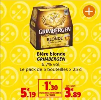 Bière blonde GRIMBERGEN