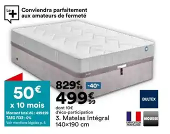 Matelas Intégral