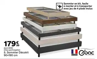 BUT Sommier Décokit offre