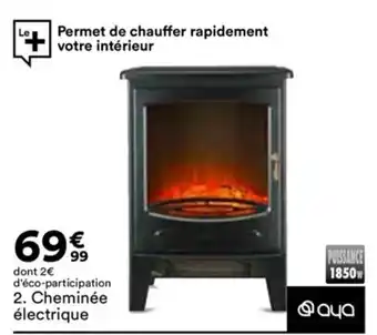 BUT Cheminée Électrique offre