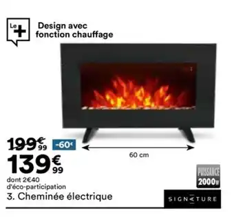 BUT Cheminée Électrique offre