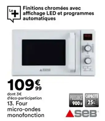 BUT Four Micro-Ondes Monofonction offre