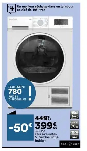 BUT Séche-Linge Hublot offre