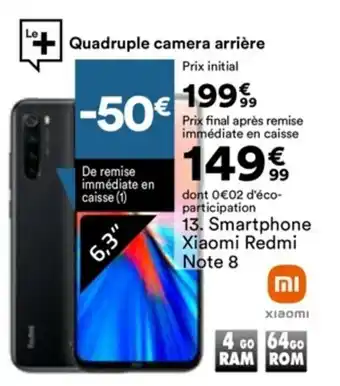 Smartphone Xiaomi Redmi Note 8