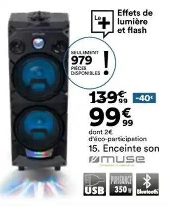 BUT Enceinte Son offre