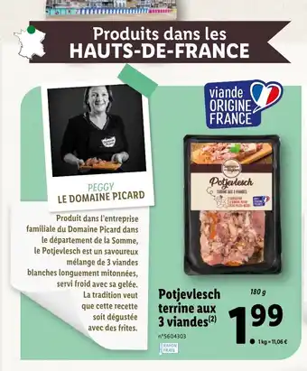 Lidl Potjevlesch Terrine Aux 3 Viandes offre