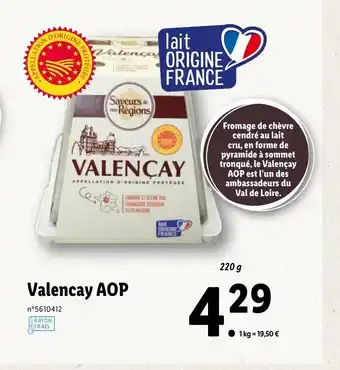 Lidl Valencay AOP offre