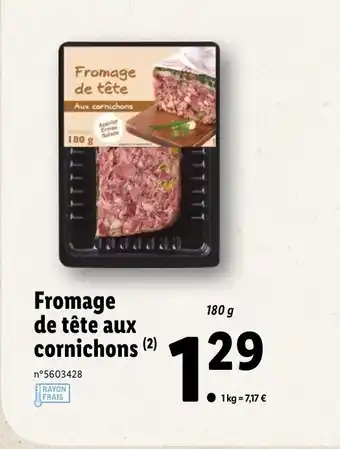 Fromage De Téte Aux Cornichons