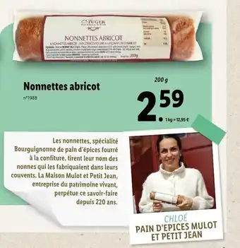 Lidl Nonenettes Abricot offre