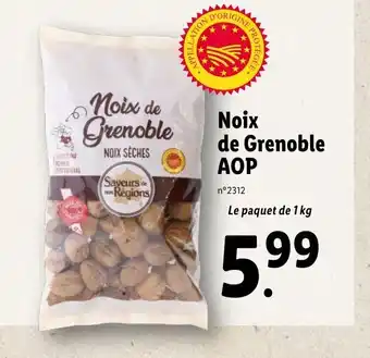 Lidl Noix De Grenoble AOP offre