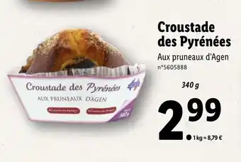 Lidl Croustade Des Pyrénées offre