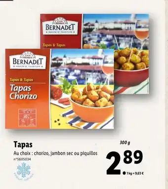 Lidl Tapas offre