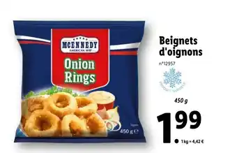Lidl Beignets D'oignons offre