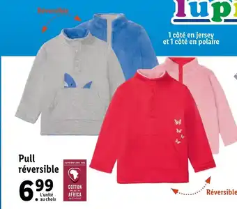Lidl Pull Réversible offre