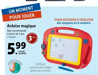 Lidl Ardoise Magique offre