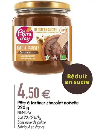 Pleniday pâte à tartiner chocolat noisette