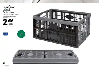 Lidl Casier Pliant offre