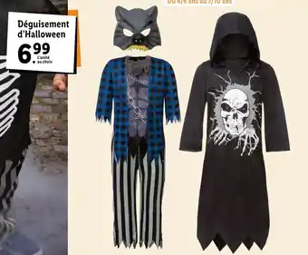 Lidl Déguisement D'halloween offre