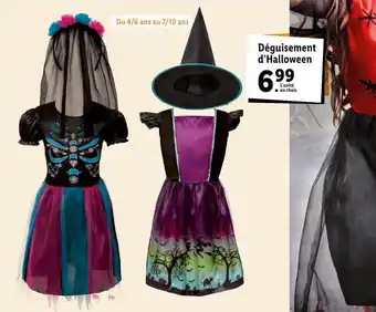 Lidl Déguisement D'Halloween offre