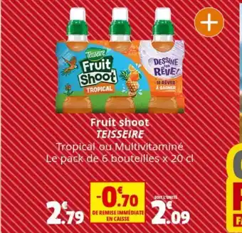 Coccinelle Supermarché Fruit shoot TEISSEIRE offre