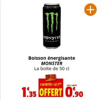 Coccinelle Supermarché Boisson énergisante MONSTER offre