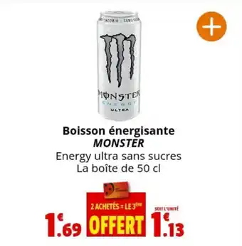 Coccinelle Supermarché Boisson énergisante MONSTER offre