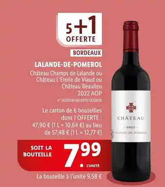 Lidl LALANDE-DE-POMEROL offre