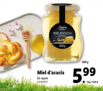 Lidl Miel d'acacia offre