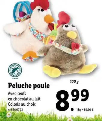 Lidl Peluche poule offre