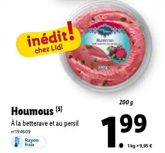 Lidl Houmous (5) offre