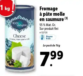 Lidl Fromage à pâte molle en saumure offre