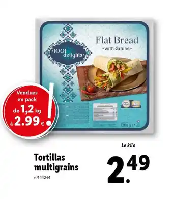 Lidl Tortillas multigrains offre