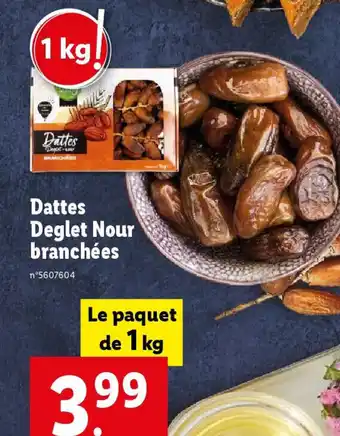 Dattes Deglet Nour branchées