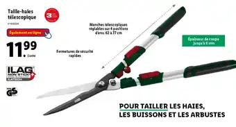 Lidl Taille-haies télescopique offre