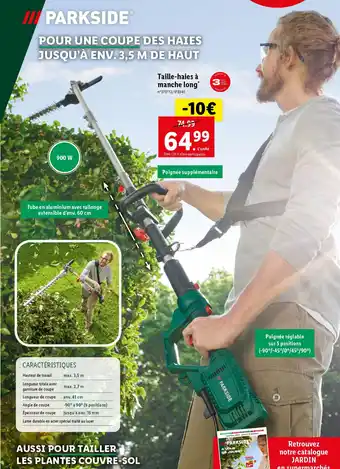 Taille-haies à manche long*