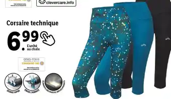 Lidl Corsaire technique offre
