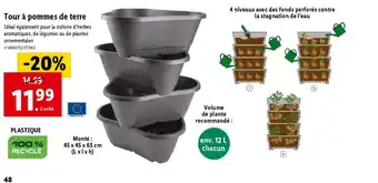 Lidl Tour à pommes de terre offre