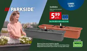 Lidl Jardinière Idéale pour les vacances offre