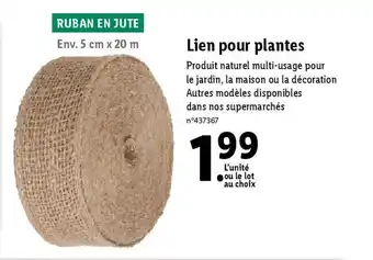 Lidl Lien pour plantes offre