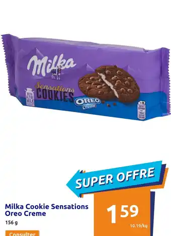 Action Milka Cookie Sensations Oreo Creme offre