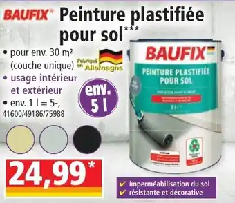 Norma Peinture plastifiée pour sol** offre