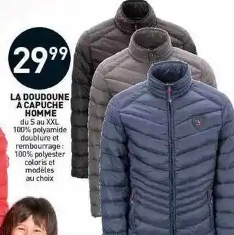 Stokomani La Doudoune à Capuche Homme offre
