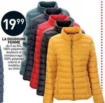 Stokomani La Doudoune Femme offre