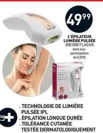 L'épilateur Lumière Pulsée