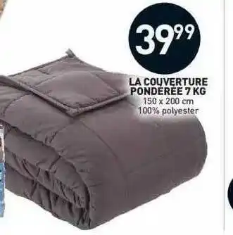 Stokomani La Couverture Ponderée 7 Kg offre