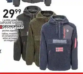 La Polaire Capuche Sherpa Geonorway