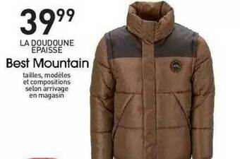 Stokomani Best Mountain La Doudoune épaisse offre