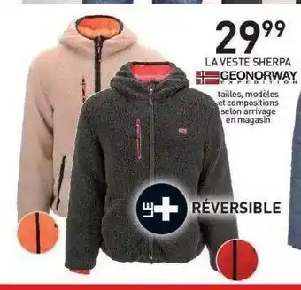 Stokomani La Veste Sherpa Geonorway offre