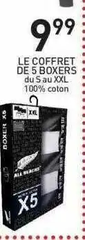 Stokomani Le Coffret De 5 Boxers offre