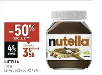 Vival Nutella offre